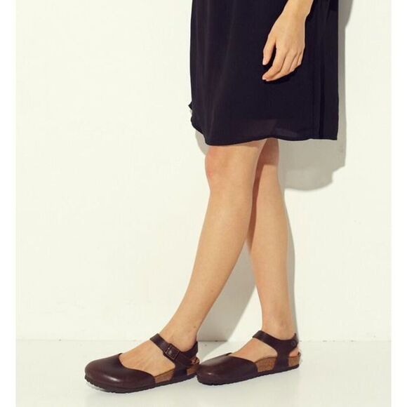 Birkenstock Women’s Messina Mary Jane Nubuck Leather Pink Mauve RARE HTF - Picture 14 of 16